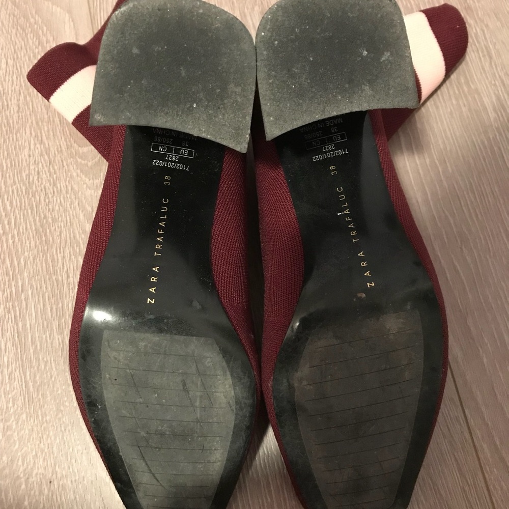 Zara sock style boot